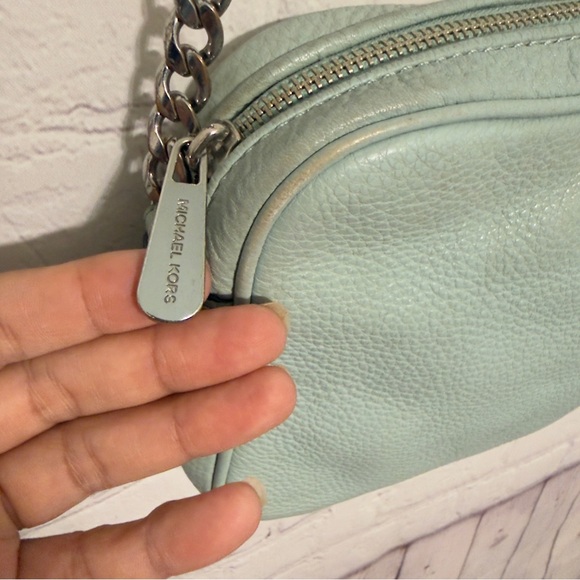 MICHAEL KORS Jet Set Messenger Mint/Crossbody - Picture 3 of 7